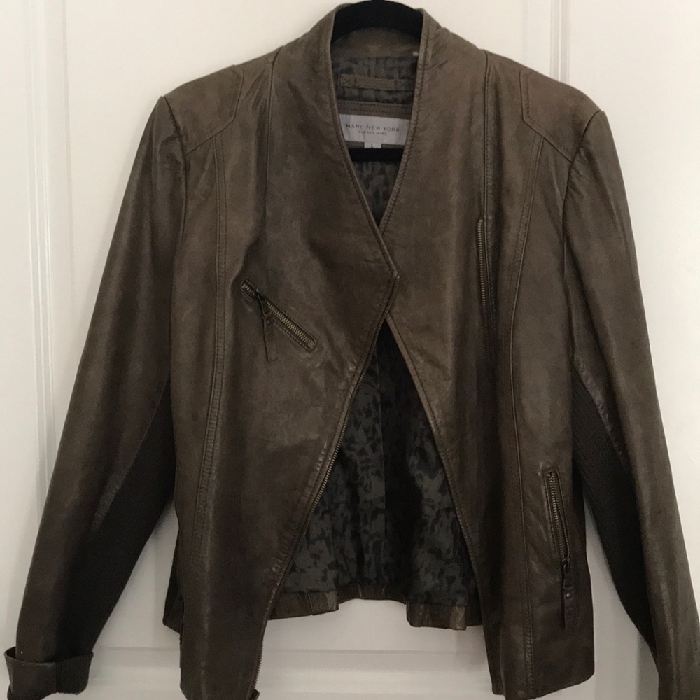 ONCE WORN- MARC NEW YORK LEATHER JACKET
